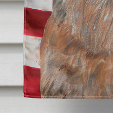 Load image into Gallery viewer, Brussels Griffon USA American Flag Flag Canvas House Size