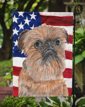 Load image into Gallery viewer, Brussels Griffon USA American Flag Garden Flag – Decorative Outdoor Yard Flag