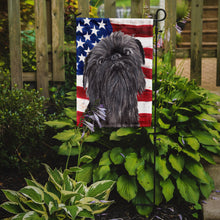 Load image into Gallery viewer, Brussels Griffon USA American Flag Garden Flag – Decorative Outdoor Yard Flag