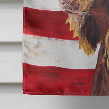 Load image into Gallery viewer, Boykin Spaniel USA American Flag Flag Canvas House Size