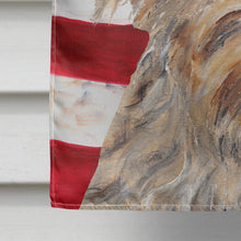 Load image into Gallery viewer, Goldendoodle USA American Flag Flag Canvas House Size