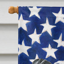 Load image into Gallery viewer, Chinese Crested USA American Flag Flag Canvas House Size