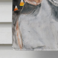 Load image into Gallery viewer, English Foxhound Halloween Candy Corn Flag Canvas House Size