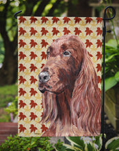 Load image into Gallery viewer, Irish Setter Fall Leaves Garden Flag – Decorative Outdoor Yard Flag