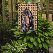 Load image into Gallery viewer, Coonhound Fall Leaves Garden Flag – Decorative Outdoor Yard Flag