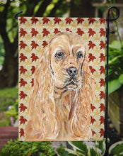 Load image into Gallery viewer, Cocker Spaniel Fall Leaves Garden Flag – Decorative Outdoor Yard Flag