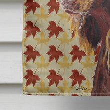 Load image into Gallery viewer, Boykin Spaniel Fall Leaves Flag Canvas House Size