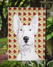 Load image into Gallery viewer, Bull Terrier Fall Leaves Garden Flag – Decorative Outdoor Yard Flag