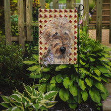 Load image into Gallery viewer, Goldendoodle Fall Leaves Garden Flag – Decorative Outdoor Yard Flag