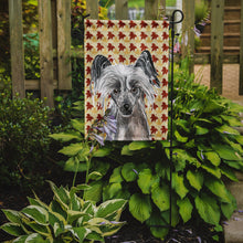 Load image into Gallery viewer, Chinese Crested Fall Leaves Garden Flag – Decorative Outdoor Yard Flag