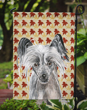 Load image into Gallery viewer, Chinese Crested Fall Leaves Garden Flag – Decorative Outdoor Yard Flag