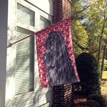 Load image into Gallery viewer, English Cocker Spaniel Valentine's Love Flag Canvas House Size