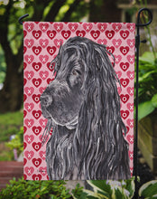 Load image into Gallery viewer, English Cocker Spaniel Valentine's Love Garden Flag – Decorative Outdoor Yard Flag