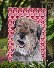 Load image into Gallery viewer, Border Terrier Valentine's Love Garden Flag – Decorative Outdoor Yard Flag