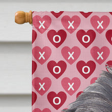 Load image into Gallery viewer, Brussels Griffon Valentine's Love Flag Canvas House Size