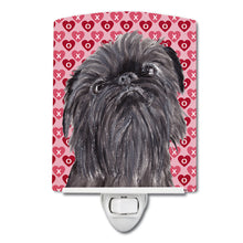 Load image into Gallery viewer, Brussels Griffon Hearts and Love Ceramic Night Light SC9559CNL