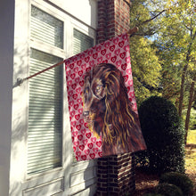 Load image into Gallery viewer, Boykin Spaniel Valentine's Love Flag Canvas House Size
