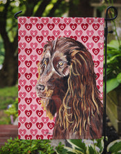 Load image into Gallery viewer, Boykin Spaniel Valentine's Love Garden Flag – Decorative Outdoor Yard Flag