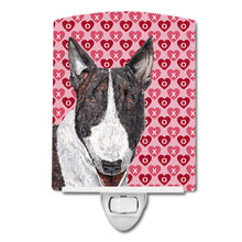 Load image into Gallery viewer, Bull Terrier Hearts and Love Ceramic Night Light SC9561CNL