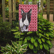 Load image into Gallery viewer, Bull Terrier Valentine's Love Garden Flag – Decorative Outdoor Yard Flag