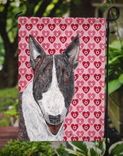 Load image into Gallery viewer, Bull Terrier Valentine's Love Garden Flag – Decorative Outdoor Yard Flag