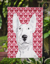 Load image into Gallery viewer, Bull Terrier Valentine's Love Garden Flag – Decorative Outdoor Yard Flag