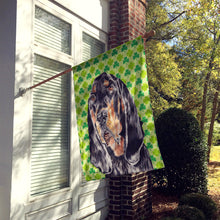 Load image into Gallery viewer, Coonhound St Patrick's Irish Flag Canvas House Size
