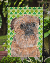 Load image into Gallery viewer, Brussels Griffon St Patrick's Irish Garden Flag – Decorative Outdoor Yard Flag