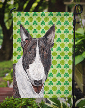 Load image into Gallery viewer, Bull Terrier St Patrick's Irish Garden Flag – Decorative Outdoor Yard Flag