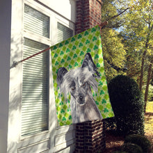 Load image into Gallery viewer, Chinese Crested St Patrick's Irish Flag Canvas House Size
