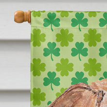 Load image into Gallery viewer, English Foxhound St Patrick's Irish Flag Canvas House Size