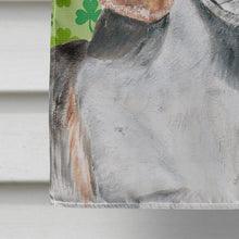 Load image into Gallery viewer, English Foxhound St Patrick's Irish Flag Canvas House Size