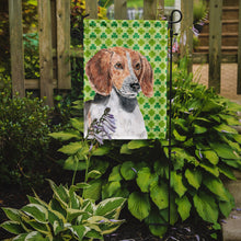 Load image into Gallery viewer, English Foxhound St Patrick's Irish Garden Flag – Decorative Outdoor Yard Flag