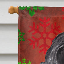 Load image into Gallery viewer, Cocker Spaniel Red Snowflake Christmas Flag Canvas House Size