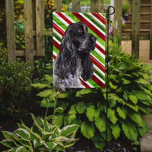 Load image into Gallery viewer, Cocker Spaniel Candy Cane Christmas Garden Flag – Decorative Outdoor Yard Flag