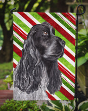 Load image into Gallery viewer, Cocker Spaniel Candy Cane Christmas Garden Flag – Decorative Outdoor Yard Flag