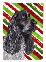 Load image into Gallery viewer, Cocker Spaniel Candy Cane Christmas Garden Flag – Decorative Outdoor Yard Flag