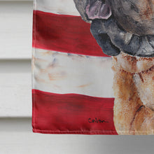 Load image into Gallery viewer, Shar Pei with American Flag USA Flag Canvas House Size SC9623CHF