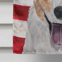 Load image into Gallery viewer, Cardigan Corgi with American Flag USA Flag Canvas House Size SC9624CHF