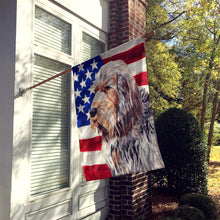 Load image into Gallery viewer, Otterhound with American Flag USA Flag Canvas House Size SC9636CHF