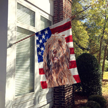 Load image into Gallery viewer, Otterhound with American Flag USA Flag Canvas House Size SC9637CHF