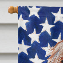 Load image into Gallery viewer, Otterhound with American Flag USA Flag Canvas House Size SC9637CHF
