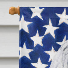 Load image into Gallery viewer, Havanese with American Flag USA Flag Canvas House Size SC9641CHF