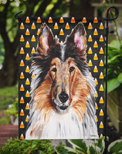 Load image into Gallery viewer, Collie Candy Corn Halloween Garden Flag - Outdoor Decorative Yard Flag SC9646GF