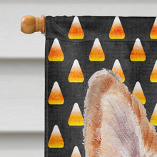 Load image into Gallery viewer, Cardigan Corgi Candy Corn Halloween Flag Canvas House Size SC9648CHF