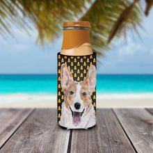 Load image into Gallery viewer, Cardigan Corgi Candy Corn Halloween Slim Can Hugger – Fun &amp; Functional Drink Coolers SC9648MUK