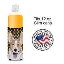 Load image into Gallery viewer, Cardigan Corgi Candy Corn Halloween Slim Can Hugger – Fun &amp; Functional Drink Coolers SC9648MUK