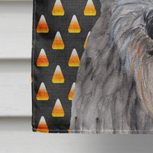 Load image into Gallery viewer, Scottish Deerhound Candy Corn Halloween Flag Canvas House Size SC9658CHF