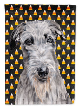 Load image into Gallery viewer, Scottish Deerhound Candy Corn Halloween Garden Flag - Outdoor Decorative Yard Flag SC9658GF
