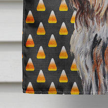 Load image into Gallery viewer, Otterhound Candy Corn Halloween Flag Canvas House Size SC9660CHF